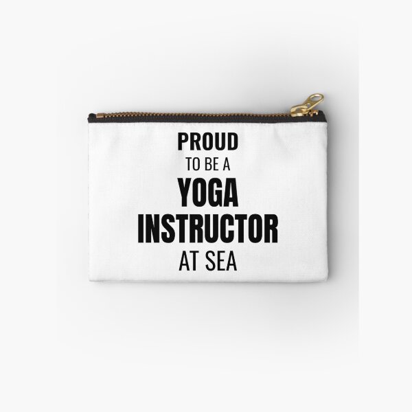 Item preview, Proud to be a Yoga Instructor at Sea (Black) designed and sold by ShipCrewNation.