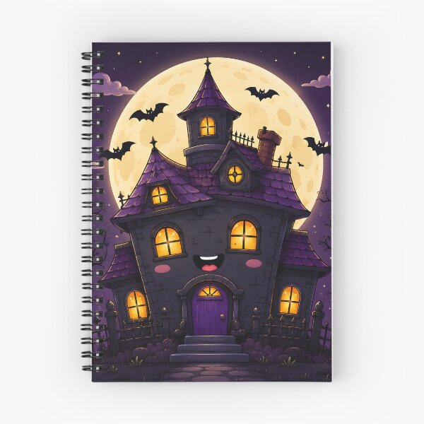 Item preview, Cute Smiling Haunted House Halloween designed and sold by TinyWeird.