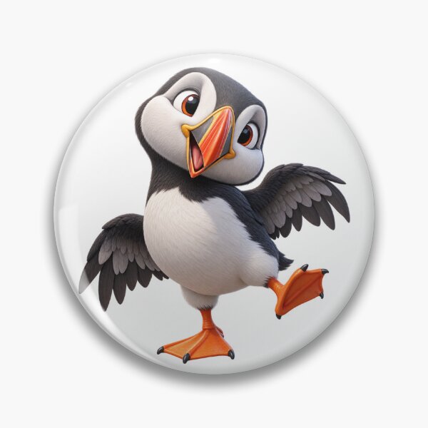 Item preview, Cute Puffin – Funny Nordic Bird designed and sold by LST-Desings.