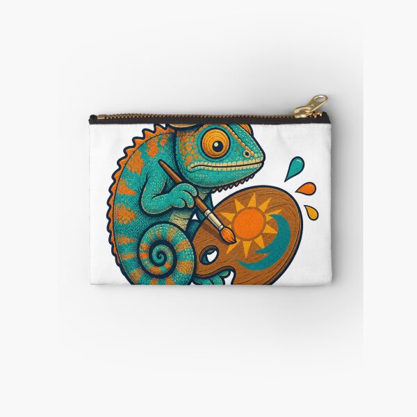 Item preview, Chameleon artist paints sun and moon designed and sold by CalipZO.