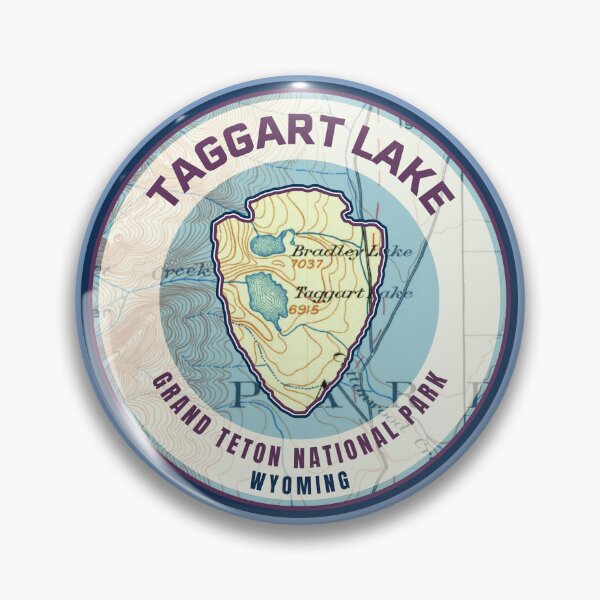 Item preview, Souvenir Map - Grand Teton Taggart Lake 1899 Map designed and sold by Willz Designz.