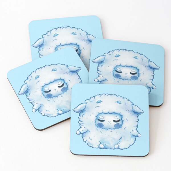 Item preview, Kalpi The Sheep - Blue Calm designed and sold by HeiWaveArt.
