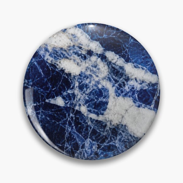 Item preview, Sodalite Gemstone Deep Royal Blue and White Mineral Vein Texture with Natural Crystal Pattern designed and sold by SurfaceCraft Studio.