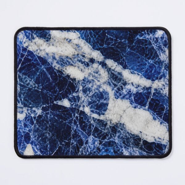 Item preview, Sodalite Gemstone Deep Royal Blue and White Mineral Vein Texture with Natural Crystal Pattern designed and sold by SurfaceCraft Studio.