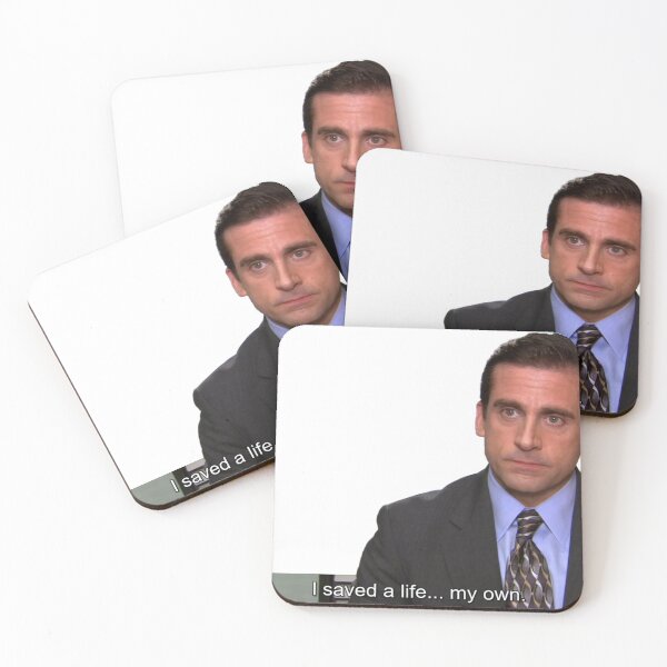 Item preview, Michael Scott | I saved a life...my own. designed and sold by Ferne Reacts.