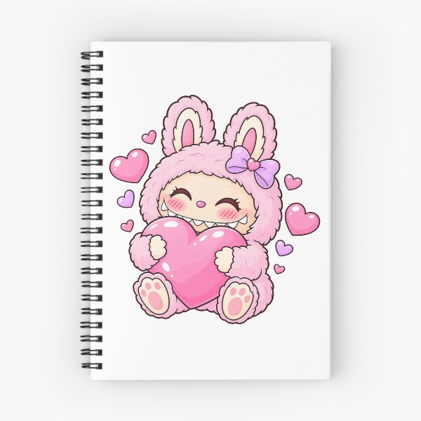 Item preview, Labubu, hugging a giant heart designed and sold by Imprearte.
