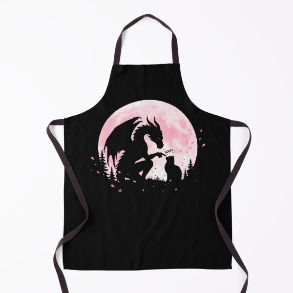 Item preview, Dragon Boop Cat Under Full Moon Funny Cute Fantasy Night designed and sold by Mykittens69.