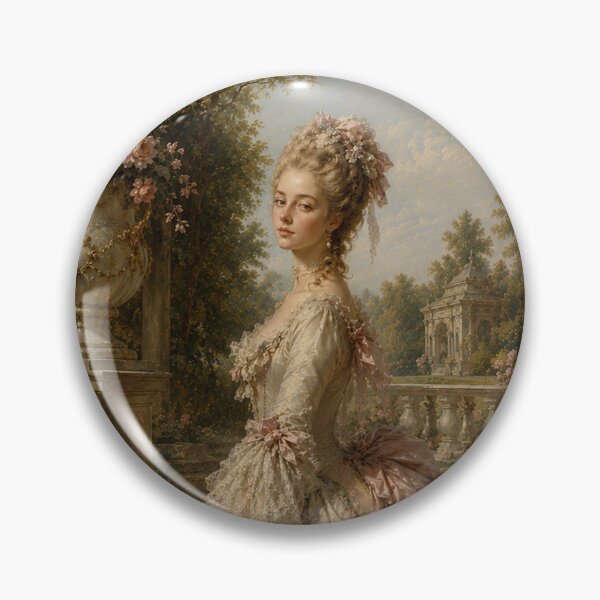 Item preview, Rococo Lady in Garden designed and sold by ZYVARENNE.