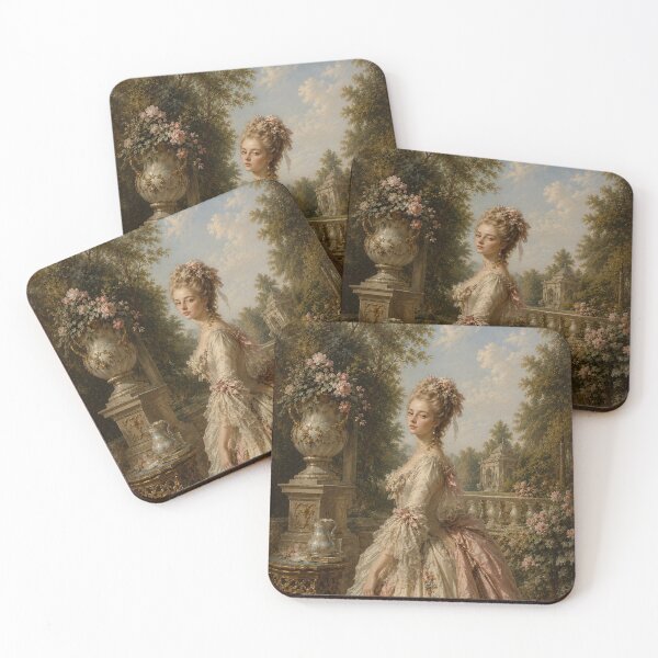 Item preview, Rococo Lady in Garden designed and sold by ZYVARENNE.