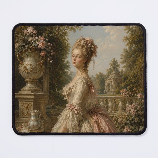 Item preview, Rococo Lady in Garden designed and sold by ZYVARENNE.