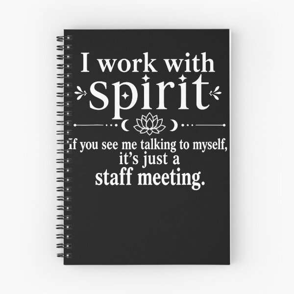 Item preview, I Work With Spirit If You See Me Talking To Myself Humor Mom designed and sold by Mykittens69.