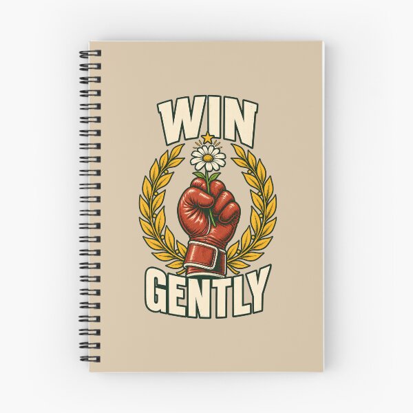 Item preview, Win Gently – Boxing Glove Holding a Daisy designed and sold by VioVibe.