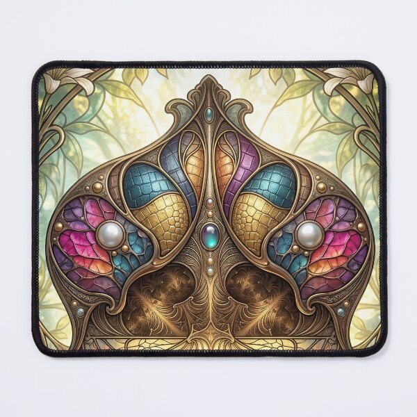 Item preview, Fantasy Fractal with Floral Background designed and sold by Frackxion.