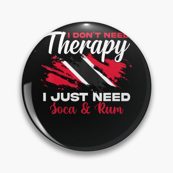 Item preview, Funny Therapy Soca Rum Trinidad And Tobago Trinidadian Flag designed and sold by Mykittens69.