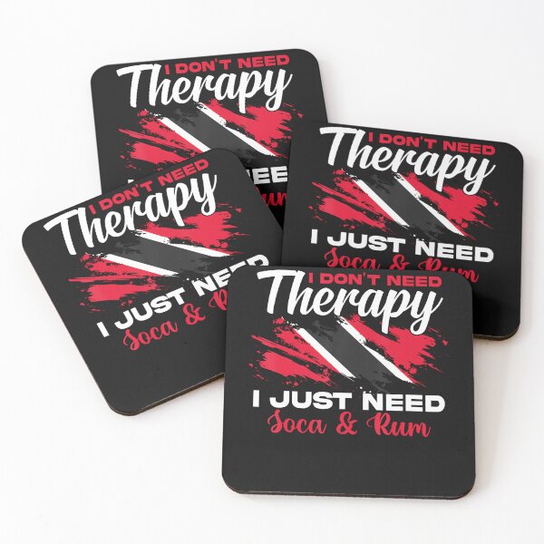 Item preview, Funny Therapy Soca Rum Trinidad And Tobago Trinidadian Flag designed and sold by Mykittens69.