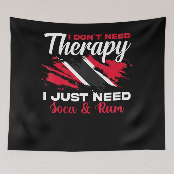 Item preview, Funny Therapy Soca Rum Trinidad And Tobago Trinidadian Flag designed and sold by Mykittens69.