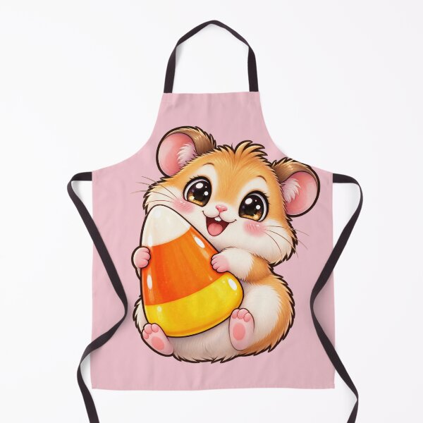 Item preview, Kawaii Halloween Hamster Sticker Art – Cute Chibi Candy Corn Illustration designed and sold by MagicMakerPh.