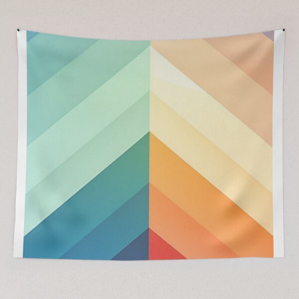 Item preview, Geometric Chevron Abstract Pattern Modern Colorful Design   designed and sold by lapalatachoop.