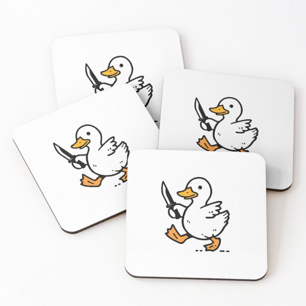 Item preview, Chaotic Duck with a Knife – Cute But Dangerous designed and sold by Alphakenon.