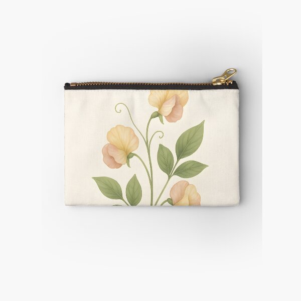 Item preview, April Sweet Pea Birth Flower, Vintage Botanical Floral Wall Art designed and sold by NarjaShop.