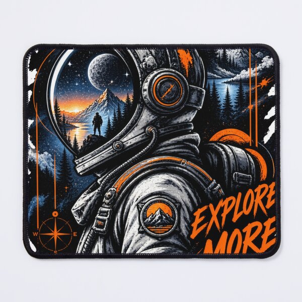 Item preview, Explore More Less Ordinary – Astronaut Space Adventure designed and sold by OrakArt.