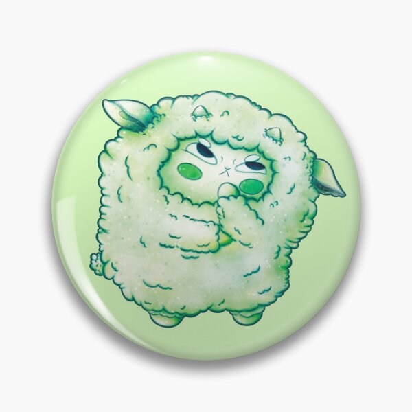 Item preview, Kalpi The Sheep - Green Thinker designed and sold by HeiWaveArt.