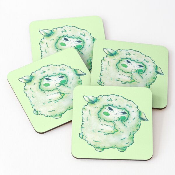 Item preview, Kalpi The Sheep - Green Thinker designed and sold by HeiWaveArt.