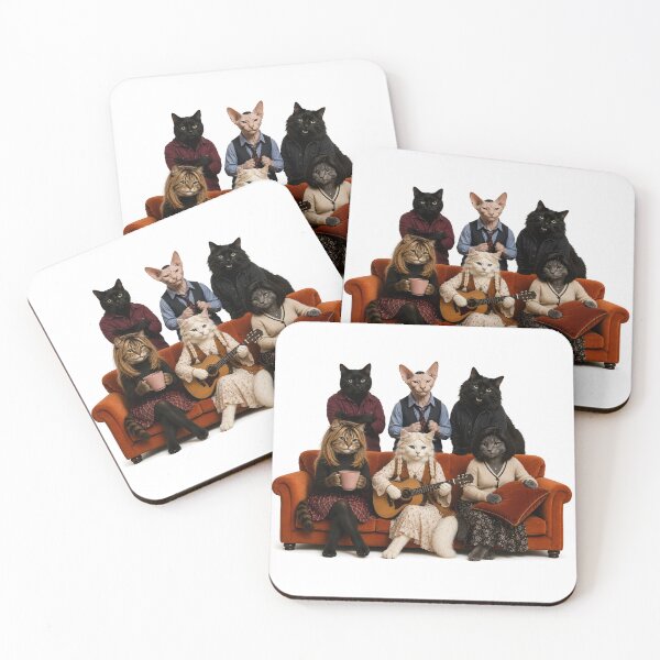 Item preview, Anthropomorphic cats group portrait designed and sold by Agnisherl.