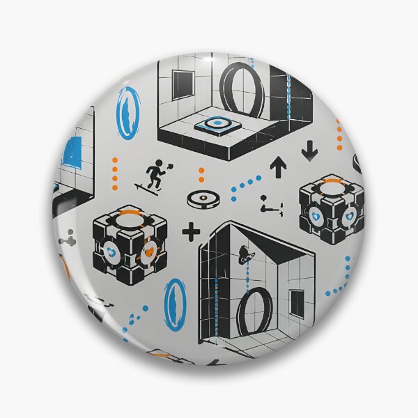 Item preview, Aperture Test Icon Repeat Pattern designed and sold by agearb.