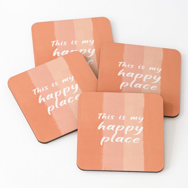 Item preview, This Is My Happy Place - Orange Stripes  designed and sold by Kokorolab.