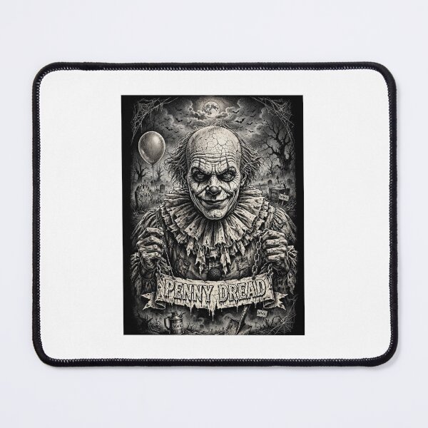 Item preview, Penny Dread - Creepy Horror Clown Graveyard Art designed and sold by WeirdWheeledArt.