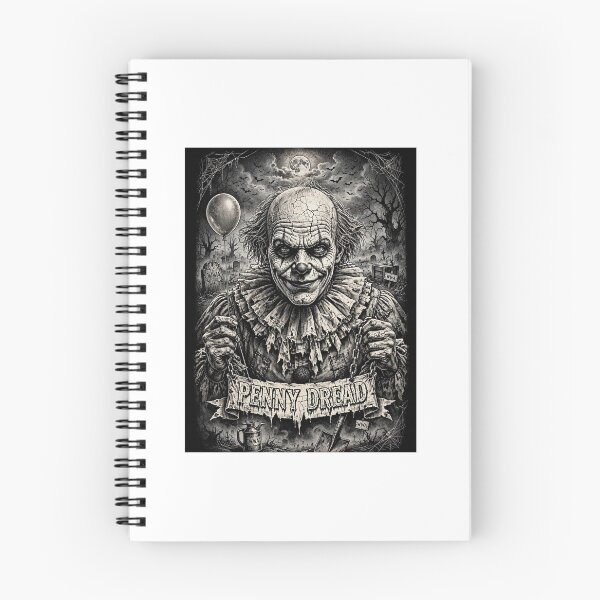 Item preview, Penny Dread - Creepy Horror Clown Graveyard Art designed and sold by WeirdWheeledArt.