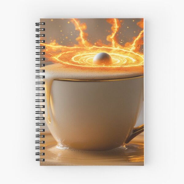 Item preview, Cosmic Latte with Fiery Planet Ring. designed and sold by fbtrisha.