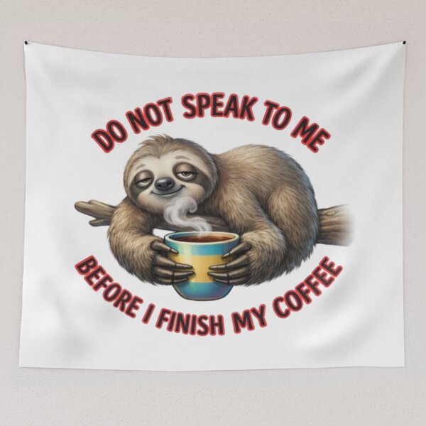 Item preview, Lazy with a cup of coffee. designed and sold by CHRIST5000.