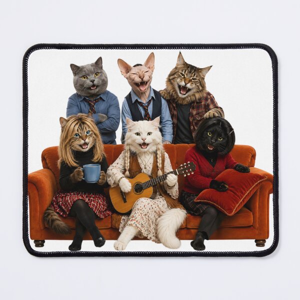 Item preview, Anthropomorphic cats group portrait designed and sold by Agnisherl.
