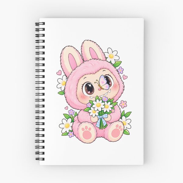 Item preview, Kawaii labubu with flowers and butterfly designed and sold by Imprearte.