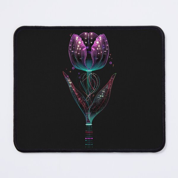 Item preview, glitch tulip digital error beauty designed and sold by RetroWaveArtCo.
