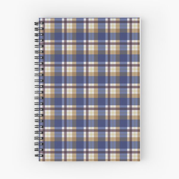 Item preview, Navy Blue and Brown Plaid Pattern – Vintage Preppy Cozy Fall Checkered Design designed and sold by CricketDoodles.