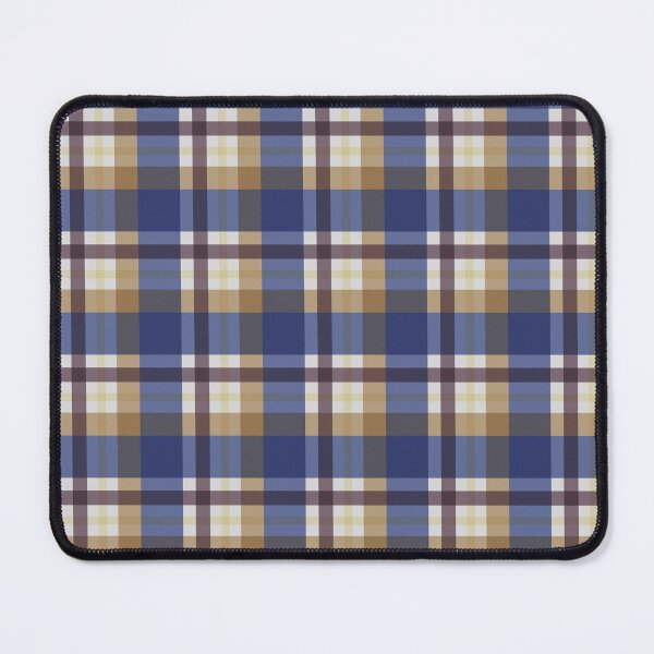 Item preview, Navy Blue and Brown Plaid Pattern – Vintage Preppy Cozy Fall Checkered Design designed and sold by CricketDoodles.