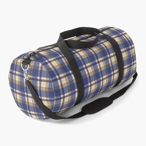 Item preview, Navy Blue and Brown Plaid Pattern – Vintage Preppy Cozy Fall Checkered Design designed and sold by CricketDoodles.