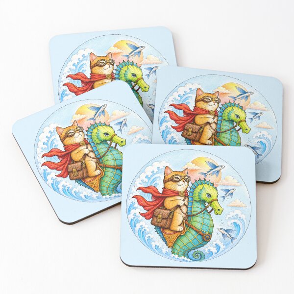Item preview, Cat Rider & the Sea Dragon designed and sold by LakeshoreLegendsAndLight .