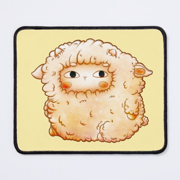 Item preview, Kalpi The Sheep - Yellow Worries designed and sold by HeiWaveArt.