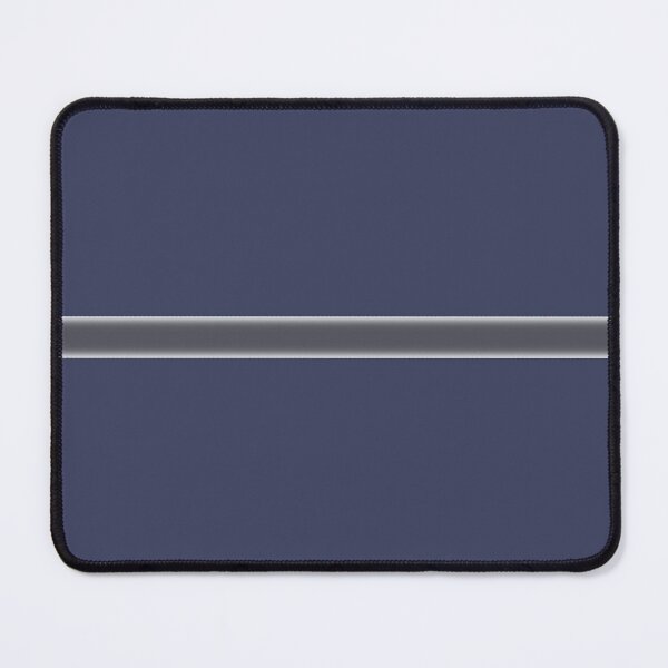 Item preview,  Navy Blue with Charcoal Grey Horizontal Ribbon and White Stripes designed and sold by pluielegere.