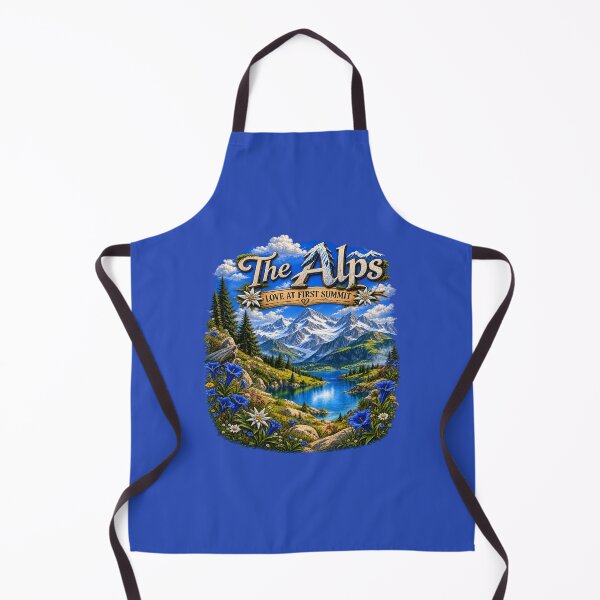 Item preview, The Alps – Love at First Summit | Vintage Alpine Landscape designed and sold by Alpine-Ink.
