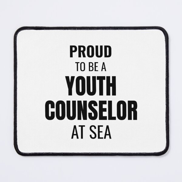 Item preview, Proud to be a Youth Counselor at Sea (Black) designed and sold by ShipCrewNation.