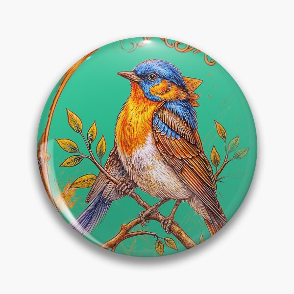 Item preview, perched bird art designed and sold by The Empire Of Digital Art..
