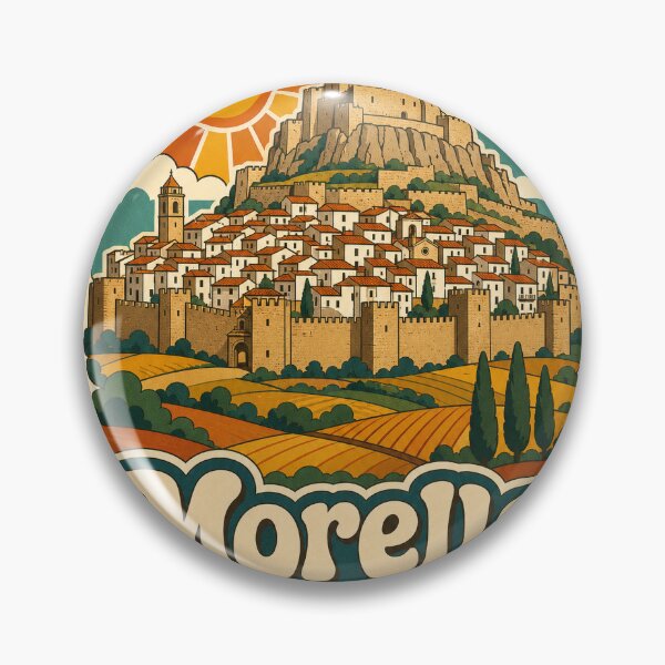 Item preview, Morella Spain Travel Souvenir - Retro Illustration designed and sold by VisualArtsOasis.