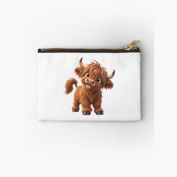 Item preview, Cute Highland Cow – Funny Fluffy Cow designed and sold by LST-Desings.