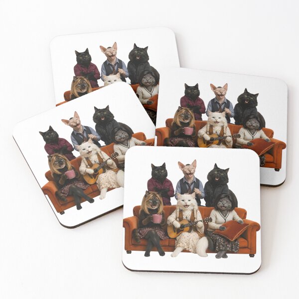 Item preview, Anthropomorphic cats group portrait designed and sold by Agnisherl.