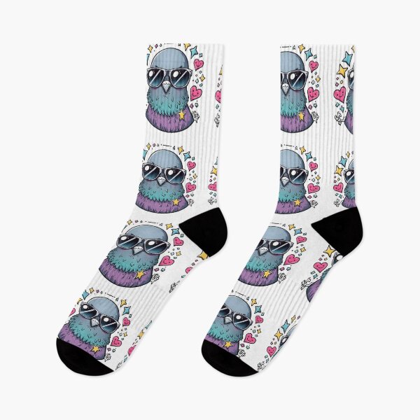 Item preview, Cute Pigeon with Y2K Sunglasses | Kawaii Retro Bird | 90s Cyber Aesthetic designed and sold by dreamz-world.